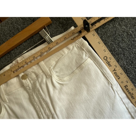 Jen7 by 7 For All Mankind 10 Bootcut Jeans WHITE Slim READ* - Picture 3 of 11